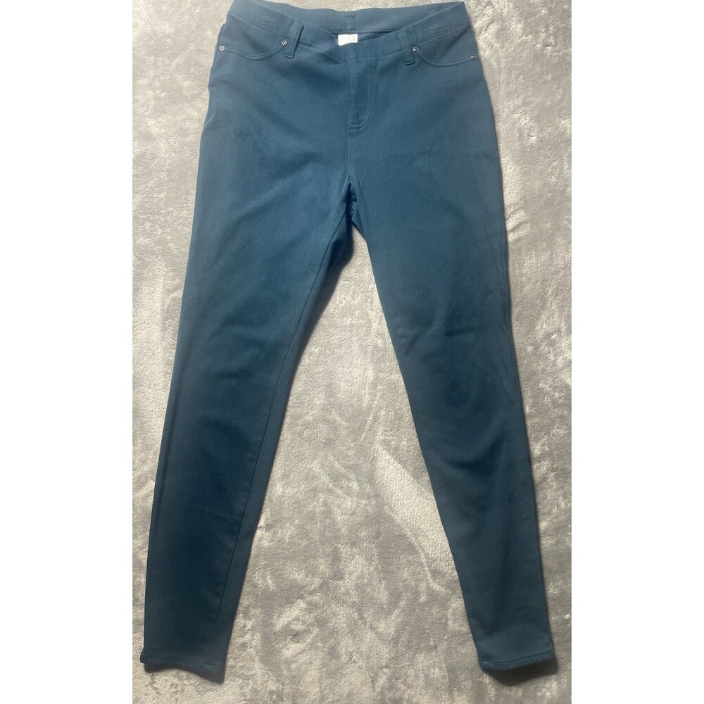 Time And Tru Stretch Denim Pull On Jeans Women’s Teal M(8-10)